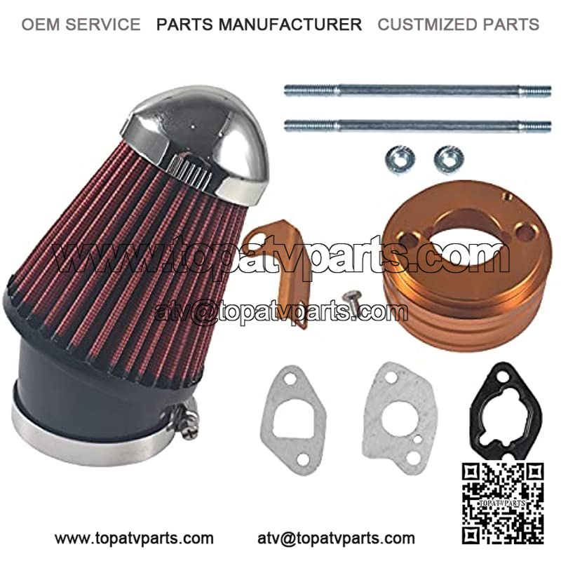 REPLACEMENT INLET AIR FILTER KIT FOR GO KARTS & MINI BIKES WITH 212CC 6.5HP PREDATOR ENGINE ATV DIRT BIKE
