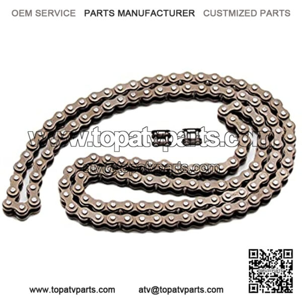 25H 132 LINKS CHAIN, PRO BAT, WITH 2PCS MASTER LINK FOR 47CC 49CC ATV QUAD SCOOTER MINI DIRT POCKET BIKE MINIMOTO 2 STROKE