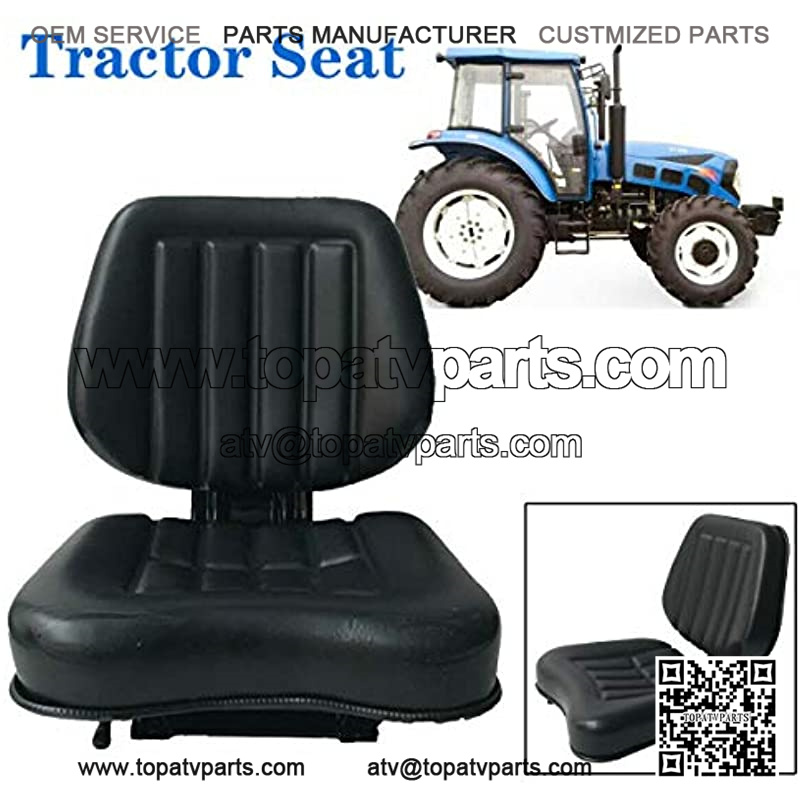 Universal Tractor Seat With Sliding Tracks Waterproof High-Quailty PVC ...